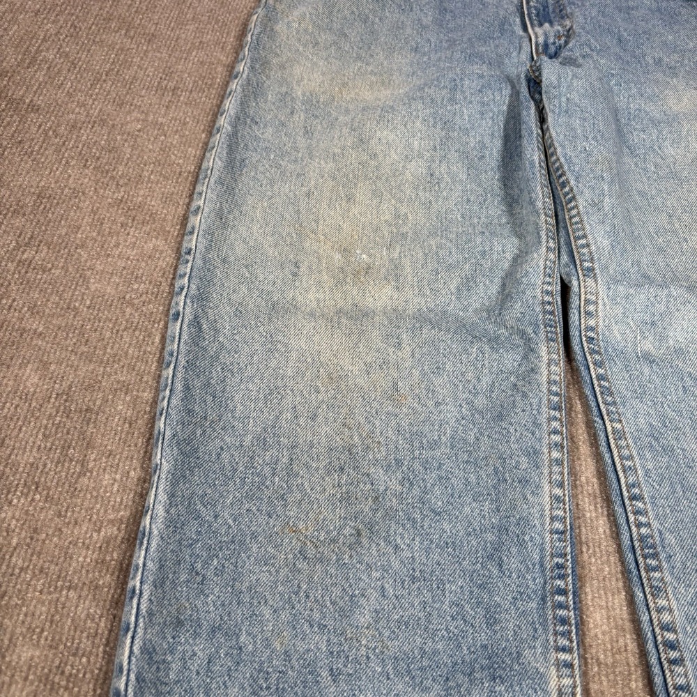 Vintage Levis 506 Jeans Mens 34x30 (Tag 36x30) Orange Tab Blue Denim Made In USA - Picture 4 of 16